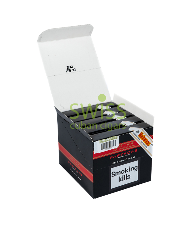 Swiss Open box Partagas Serie D 6
